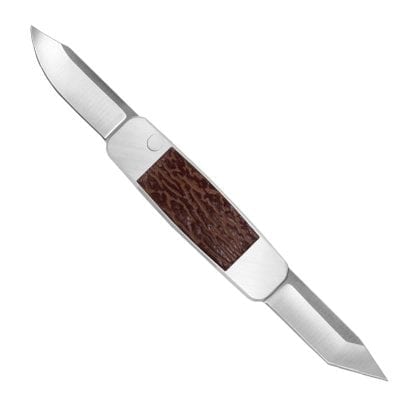 Piccolo - Stainless Steel With Brown Shark