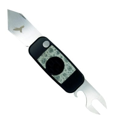 Sigaro - Black Aluminum With Bull Frog In-Lay