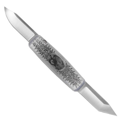Famars USA: Hand Engraved Lama With a Hawk and Buffalo Design