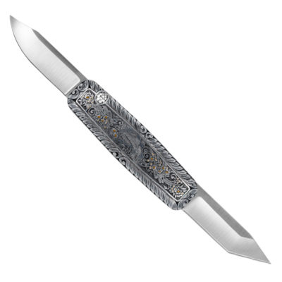 Famars USA: Hand Engraved Lama With a Hummingbird