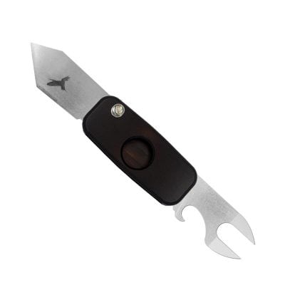Sigaro - Black Aluminum With Abalone Buttons