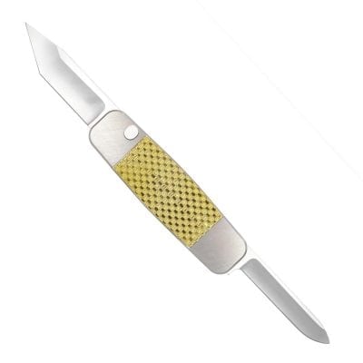 Piccolo - Stainless Steel With Brass In-Lay